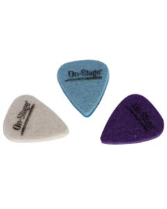 On Stage UPK300 Felt Ukulele Picks 3 Pack