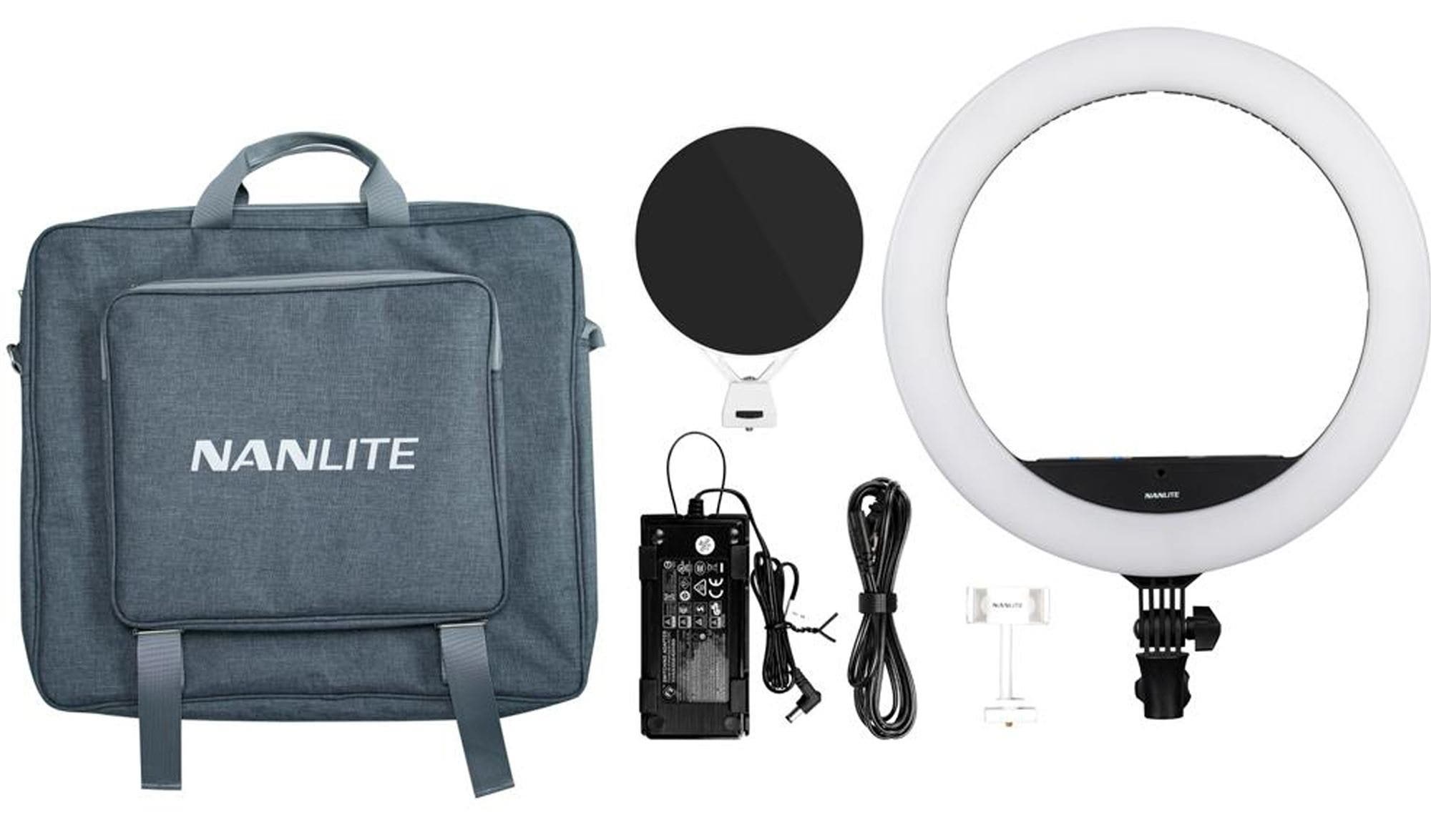 Nanlite Halo 16 Bicolor 16in LED Ring Light For Video