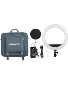 Nanlite Halo 16 Bicolor 16in LED Ring Light For Video