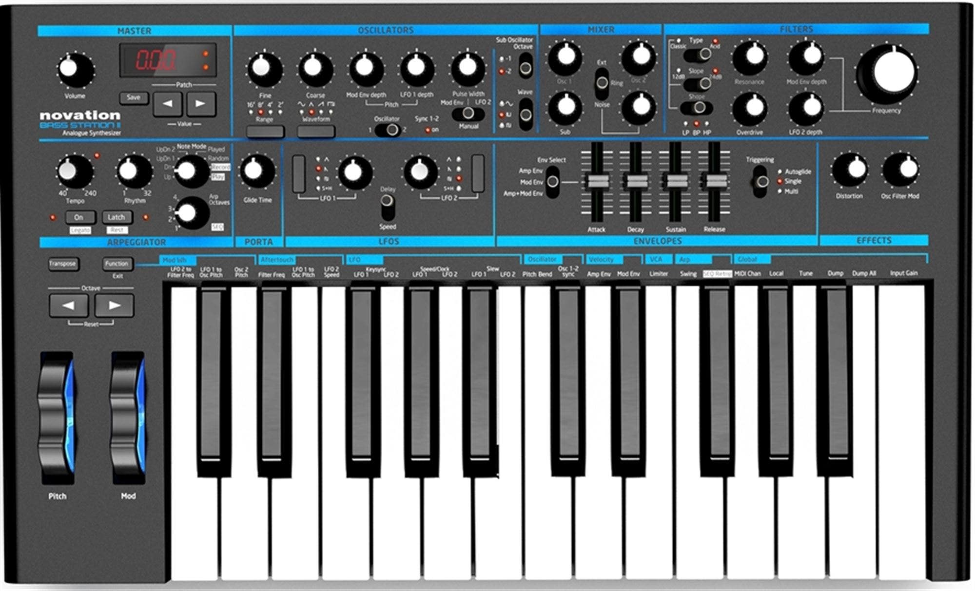 Novation Bass Station II Analog Synthesizer