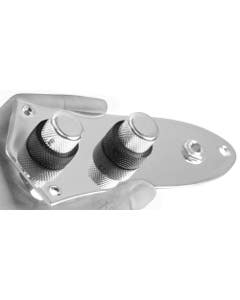 920D Custom Concentric Jazz Bass Plate Black Knobs