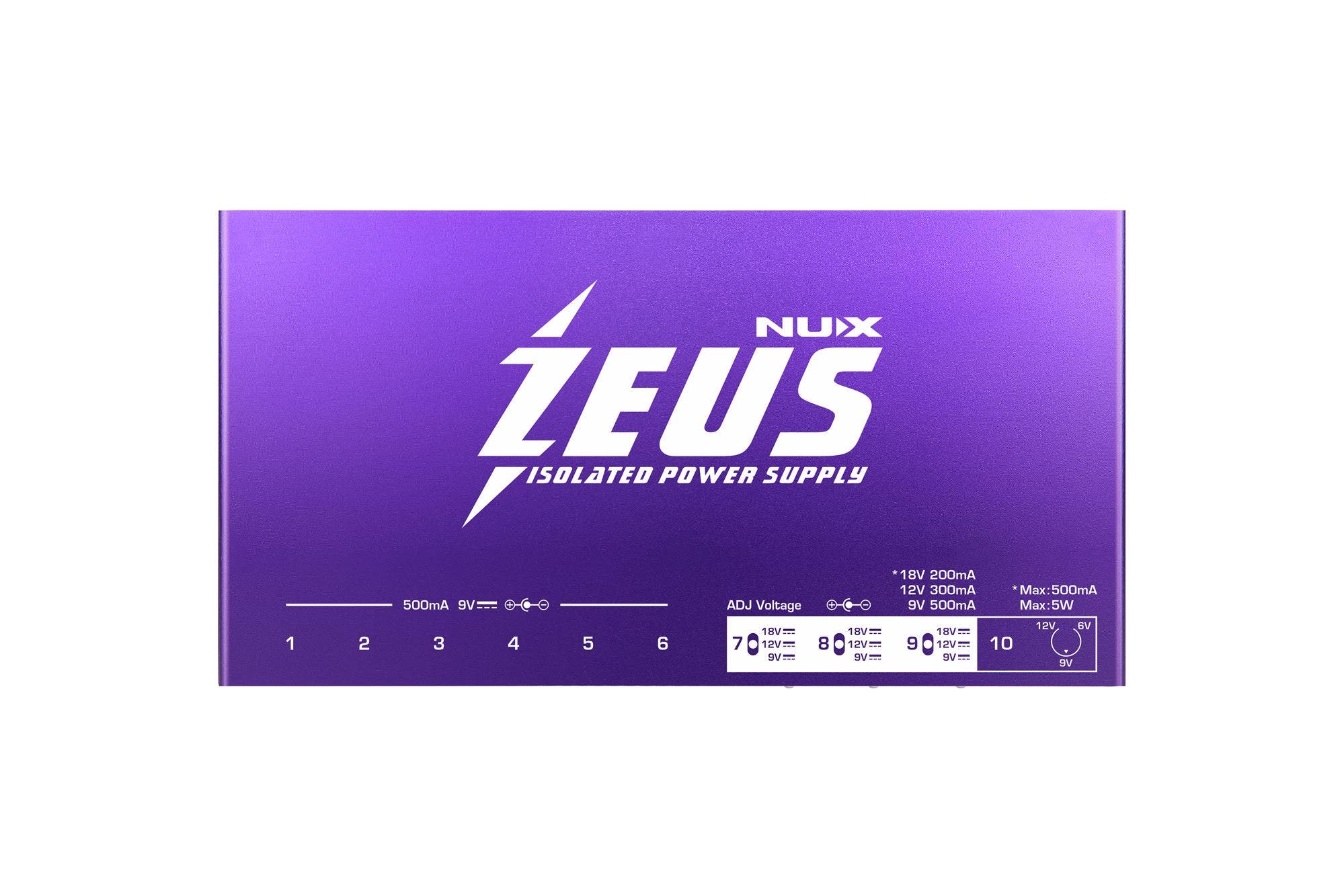 NUX Zeus 10-Port Isolated DC Power Supply
