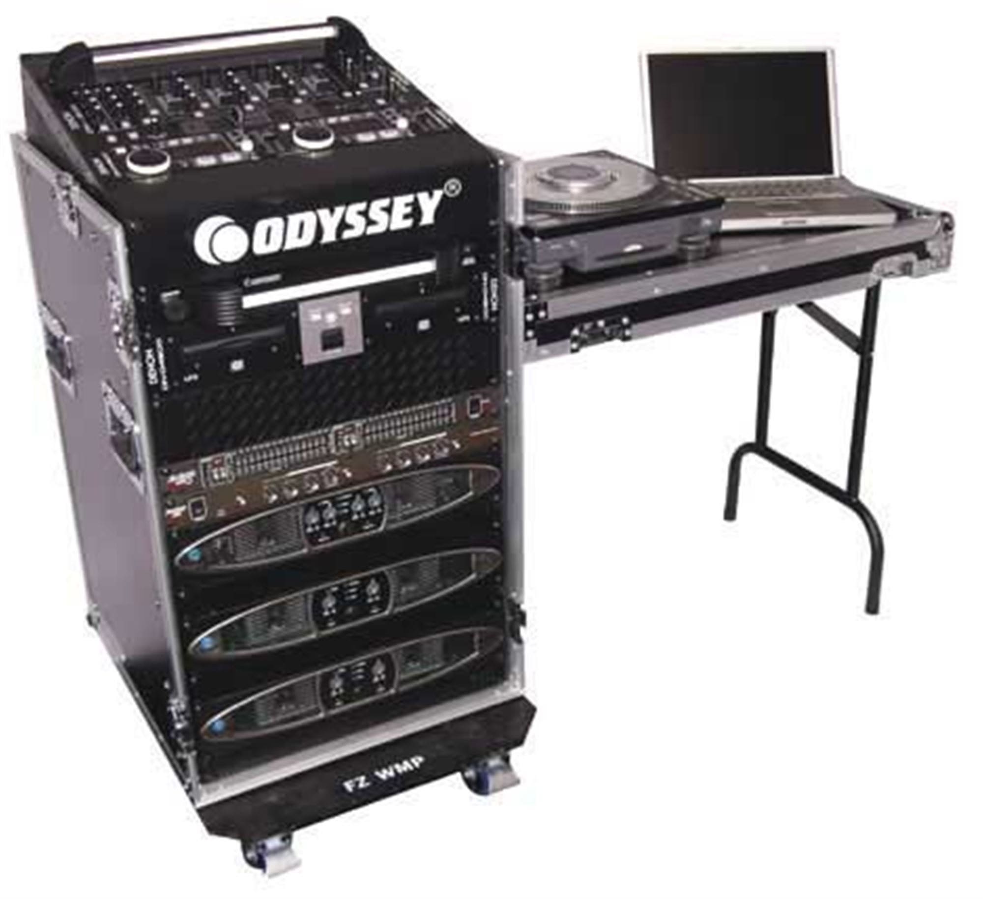Odyssey FZ1116WDLX Flight Zone Combo Rack Workstation Table