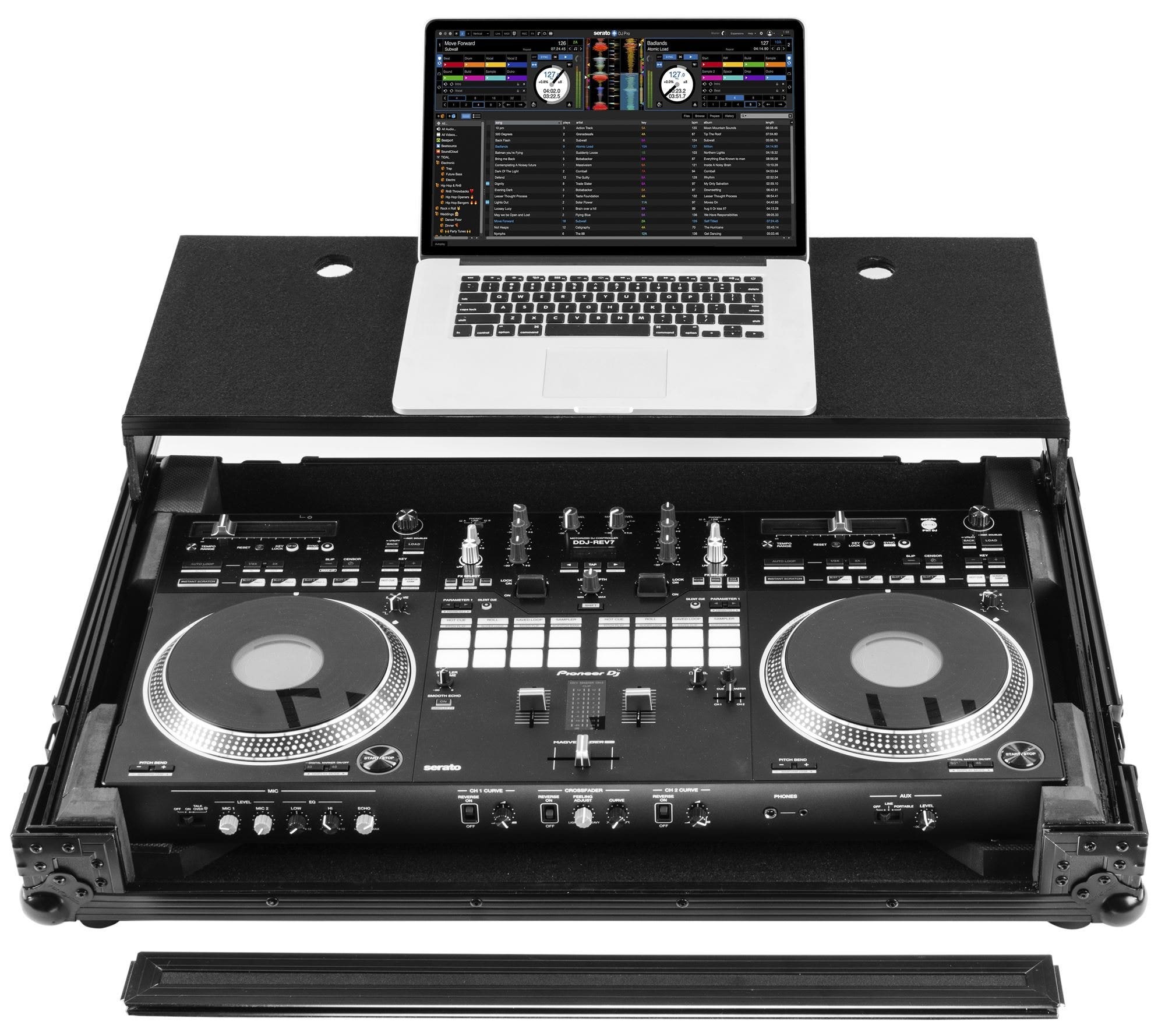 Odyssey FZGSDDJREV7WBL Glide Style Flight Case for DDJ-REV7 Black