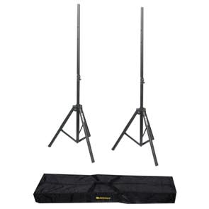 Odyssey LTS2X2B Tripod Speaker Stands and Bag