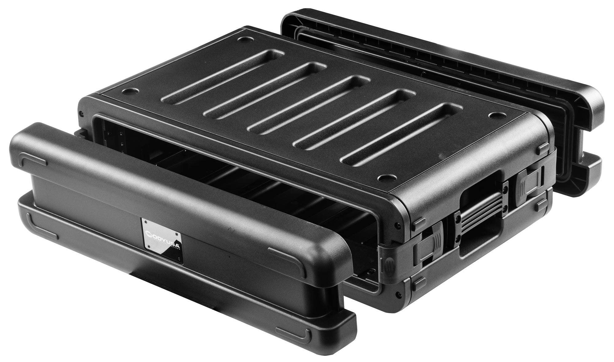 Odyssey Vulcan VR2SMIC2ZP 2U Rack Case w/2mic Compartment