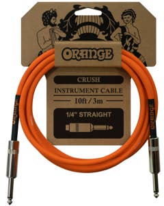 Orange Crush Instrument Cable 1/4" Straight to Straight