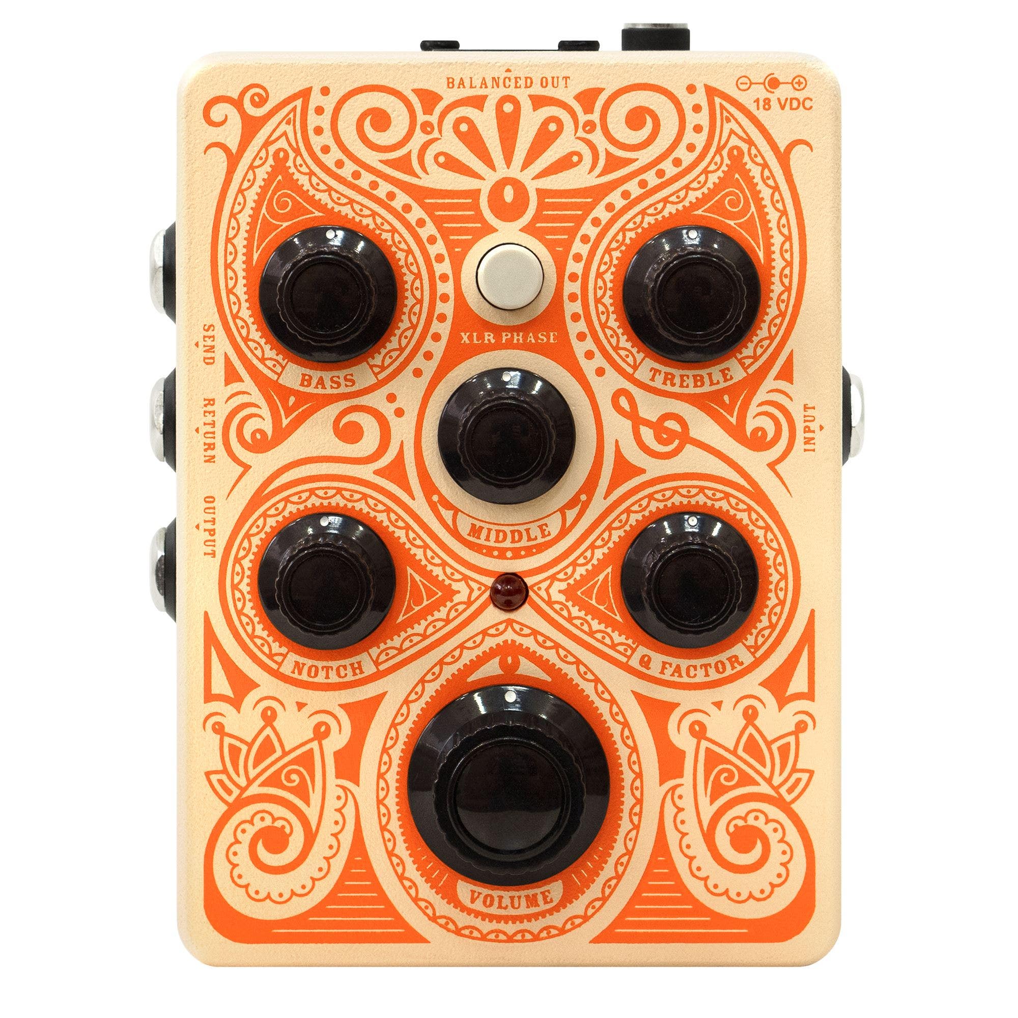 Orange Acoustic Preamp EQ Pedal