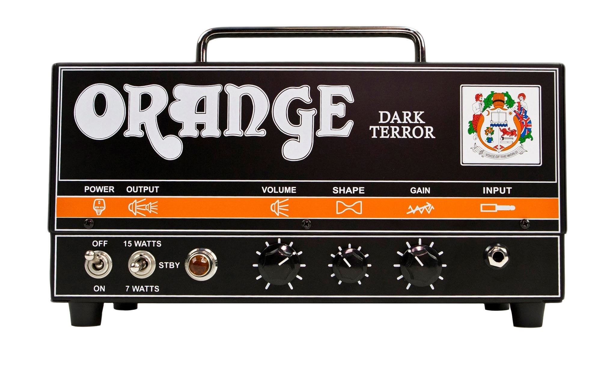 Orange DA15H Dark Terror Tube Guitar Amp Head with Gig Bag