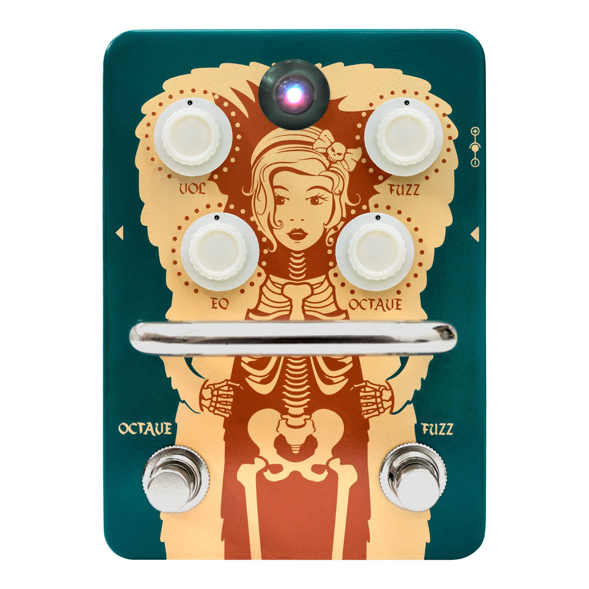 Orange Fur Coat Fuzz with Adjustable Octave Pedal