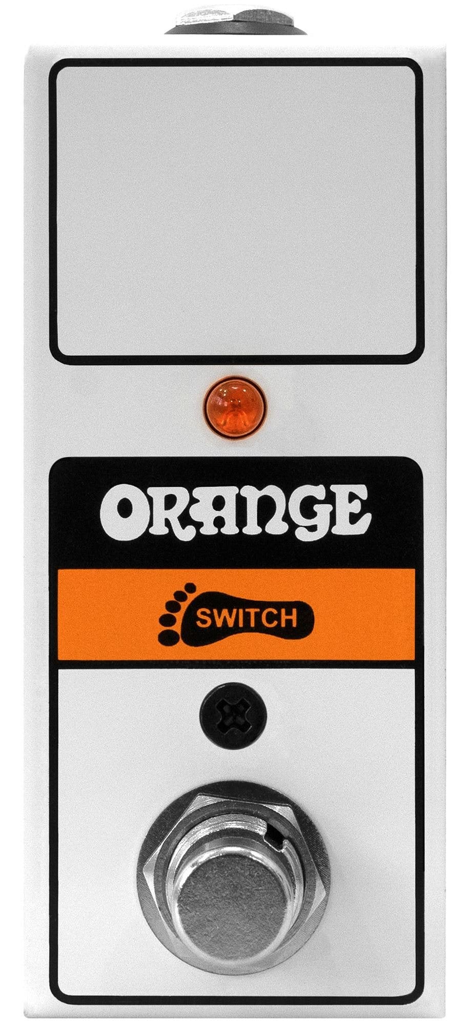 Orange Single Button Mini Footswitch