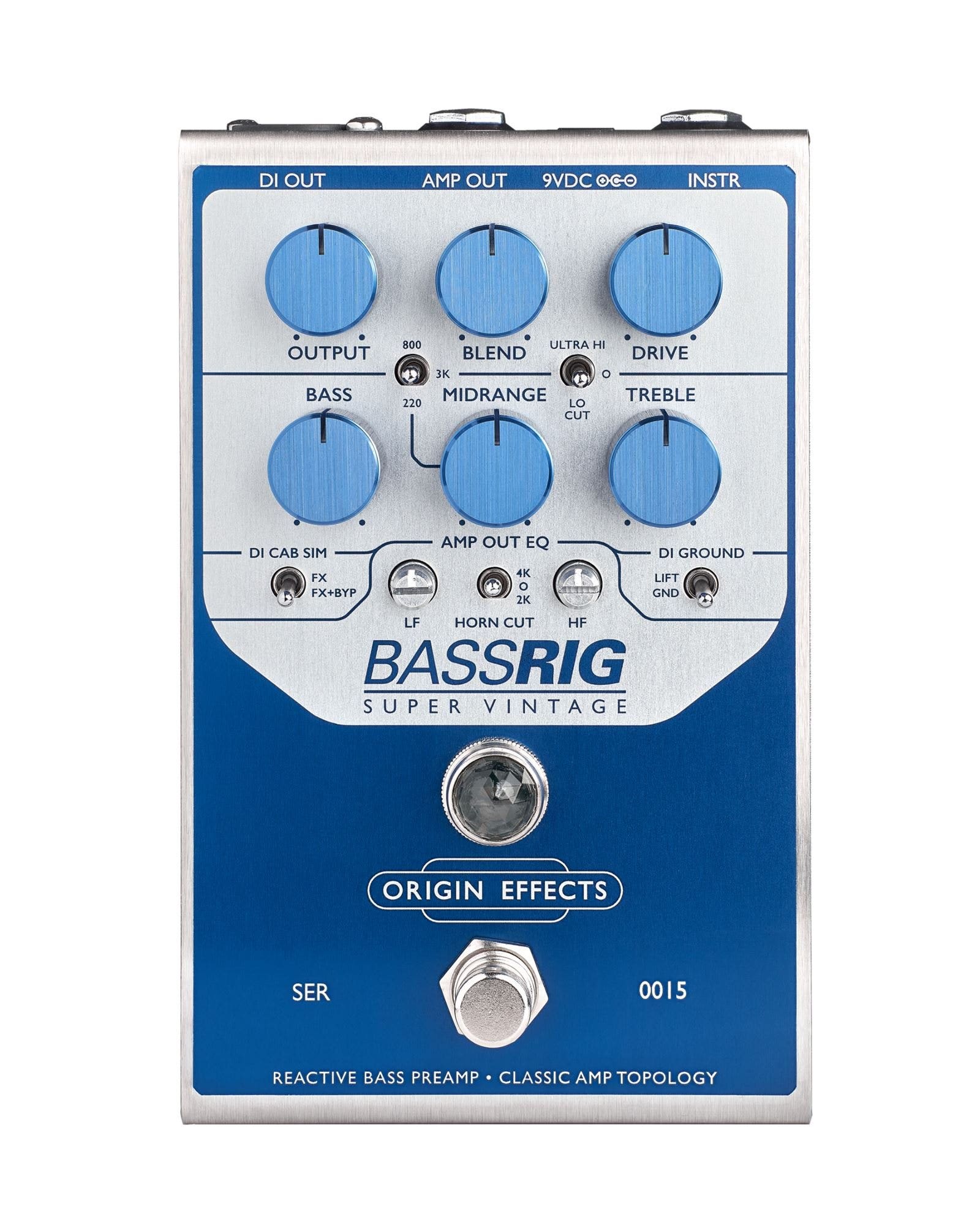 Origin BassRIG Super Vintage Bass Preamp And Overdrive