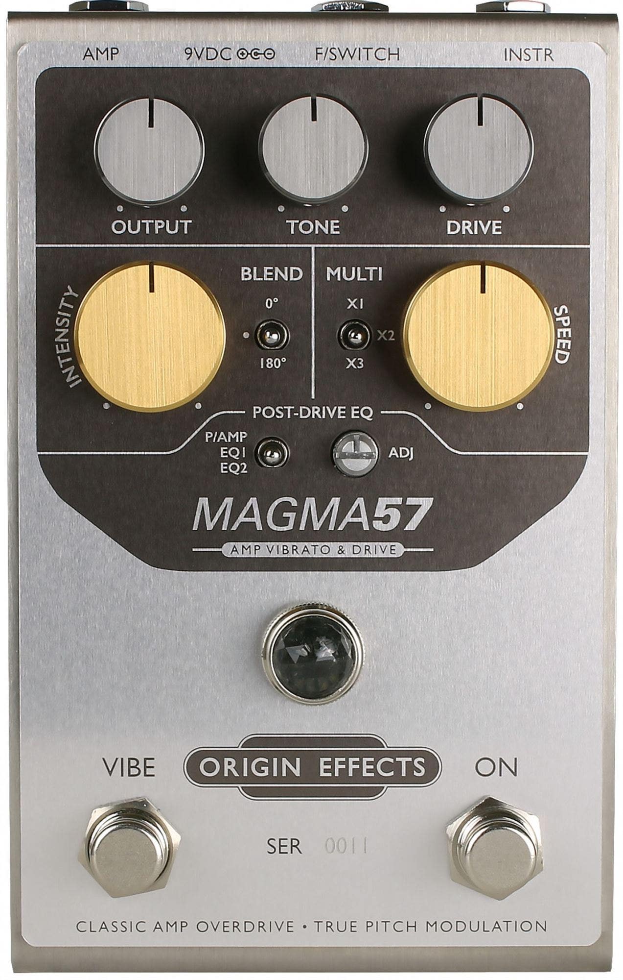 Origin Effects MAGMA57 Amp Vibrato and Drive Pedal