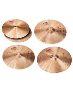 Paiste 2002 Cymbal Set 1 with 14 Hi Hats 16 18 Crash and 20 Ride