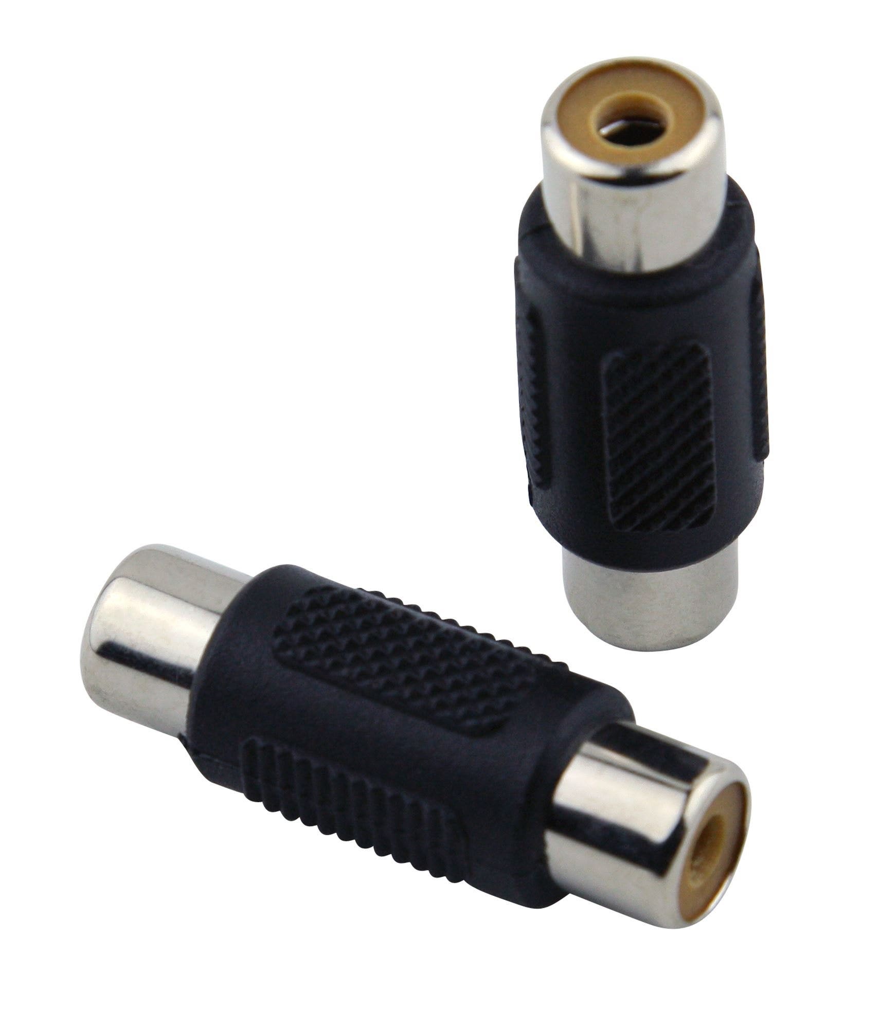 Pig Hog Solutions PA-2RCAF RCA Coupler 2 Pack