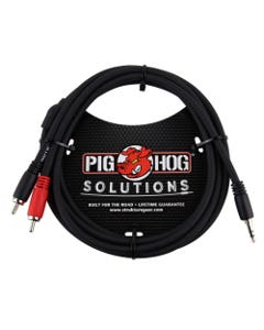 Pig Hog Solutions PB-S3R06 6ft Stereo Breakout Cable