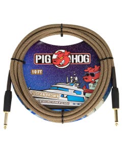 Pig Hog PCH10TBR Instrument Cable Tuscan Brown 10 Feet