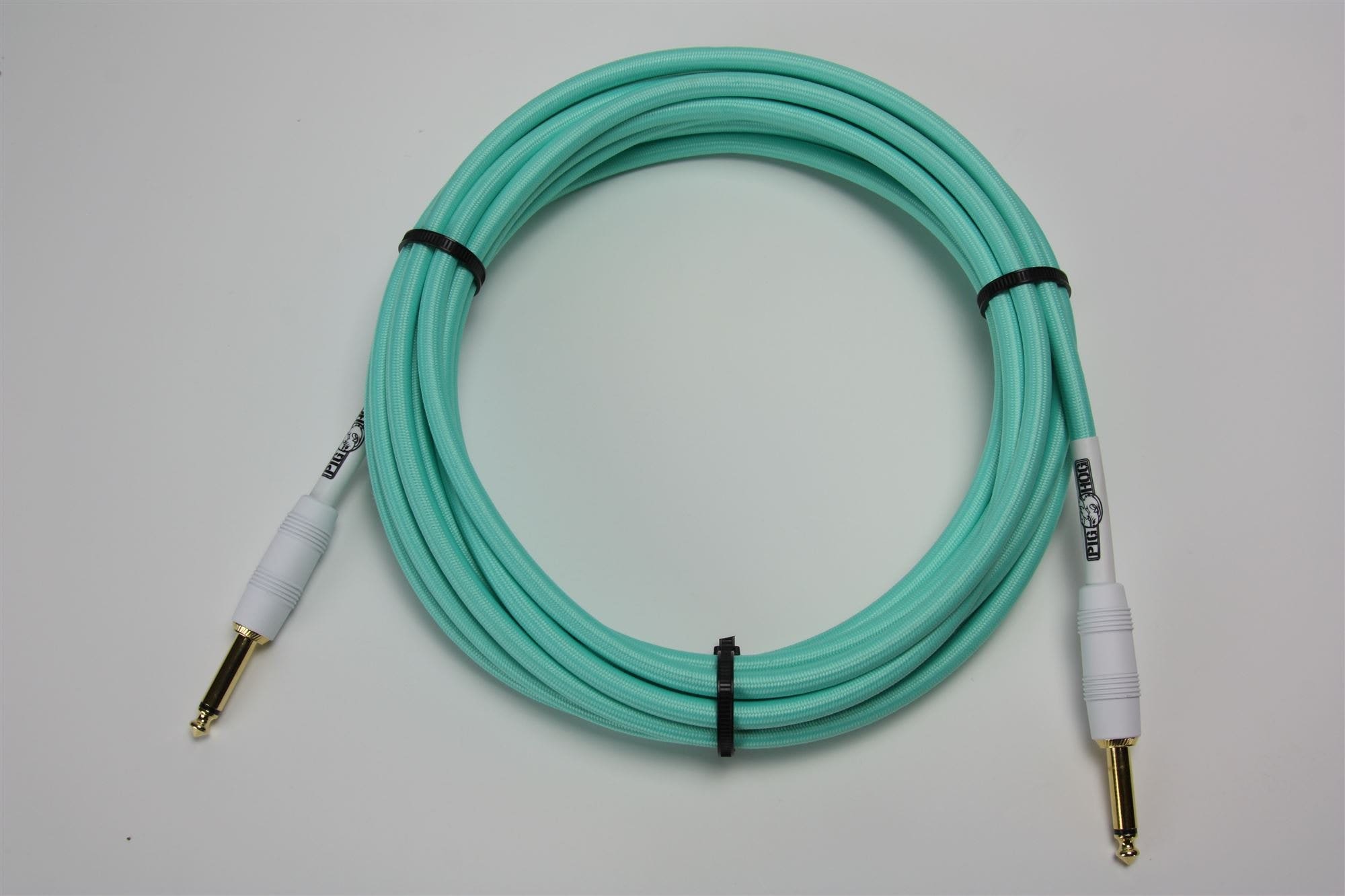 Pig Hog PCH20SG Seafoam Green Instrument Cable 20 foot