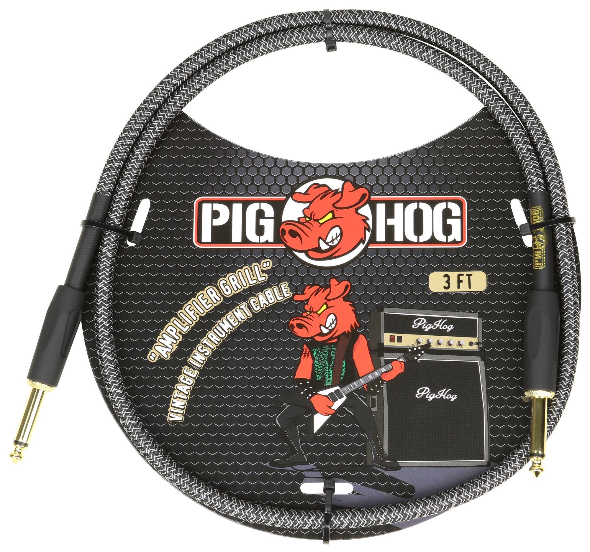 Pig Hog Amplifier Grill Patch Cable 3 Foot