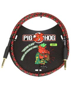 Pig Hog Tartan Plaid Patch Cable 3 Foot
