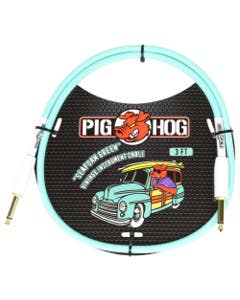 Pig Hog Seafoam Green Patch Cable 3 Foot