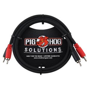 Pig Hog Solutions RCA Dual Cable 3ft