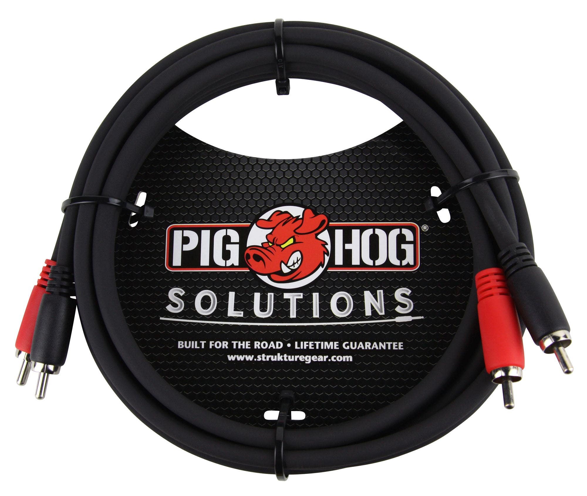 Pig Hog Solutions RCA Dual Cable 6ft