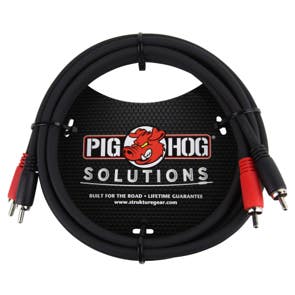 Pig Hog Solutions RCA Dual Cable 6ft