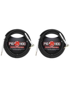 Pig Hog 10FT 8mm Instrument Cable 2 Pack