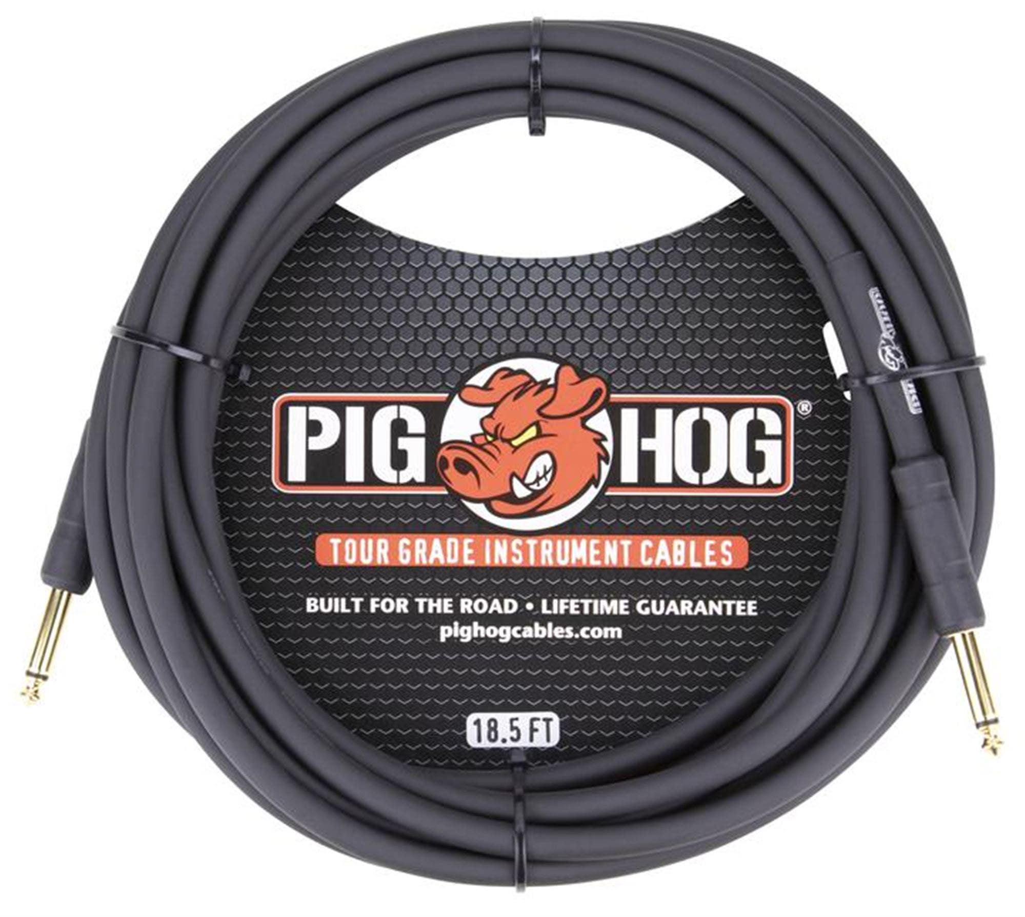 Pig Hog PH186 8mm Guitar Instrument Cable 18.5 Feet