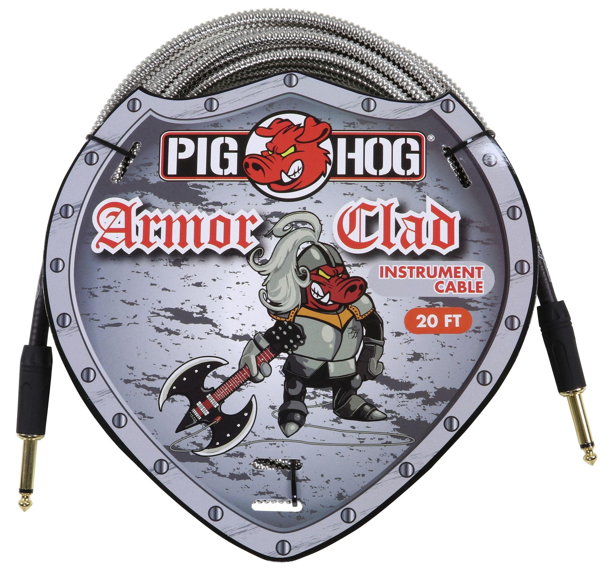 Pig Hog Armor Clad Instrument Cable 20 Foot