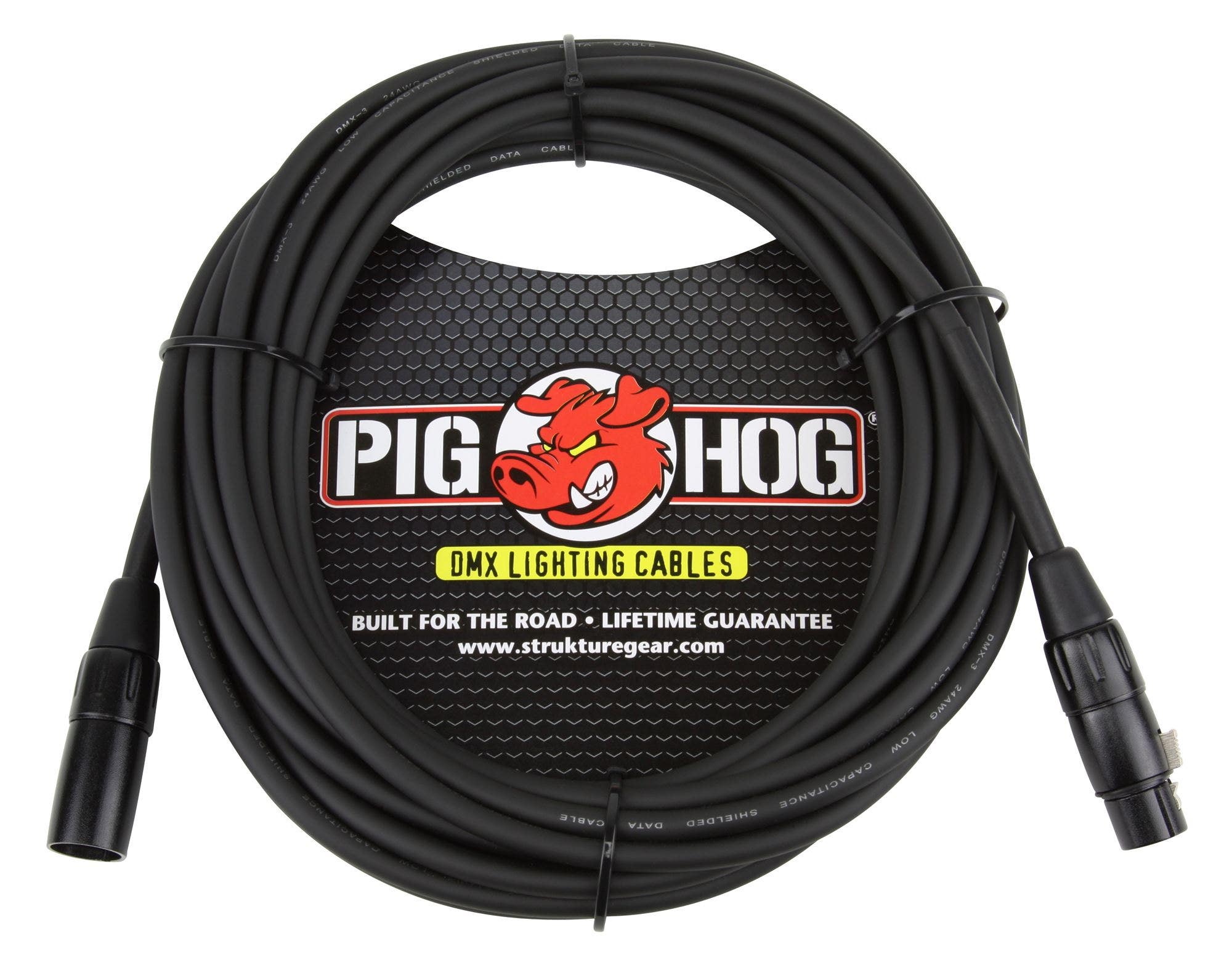 Pig Hog PHDMX25 3 Pin DMX Lighting Cable 25 foot