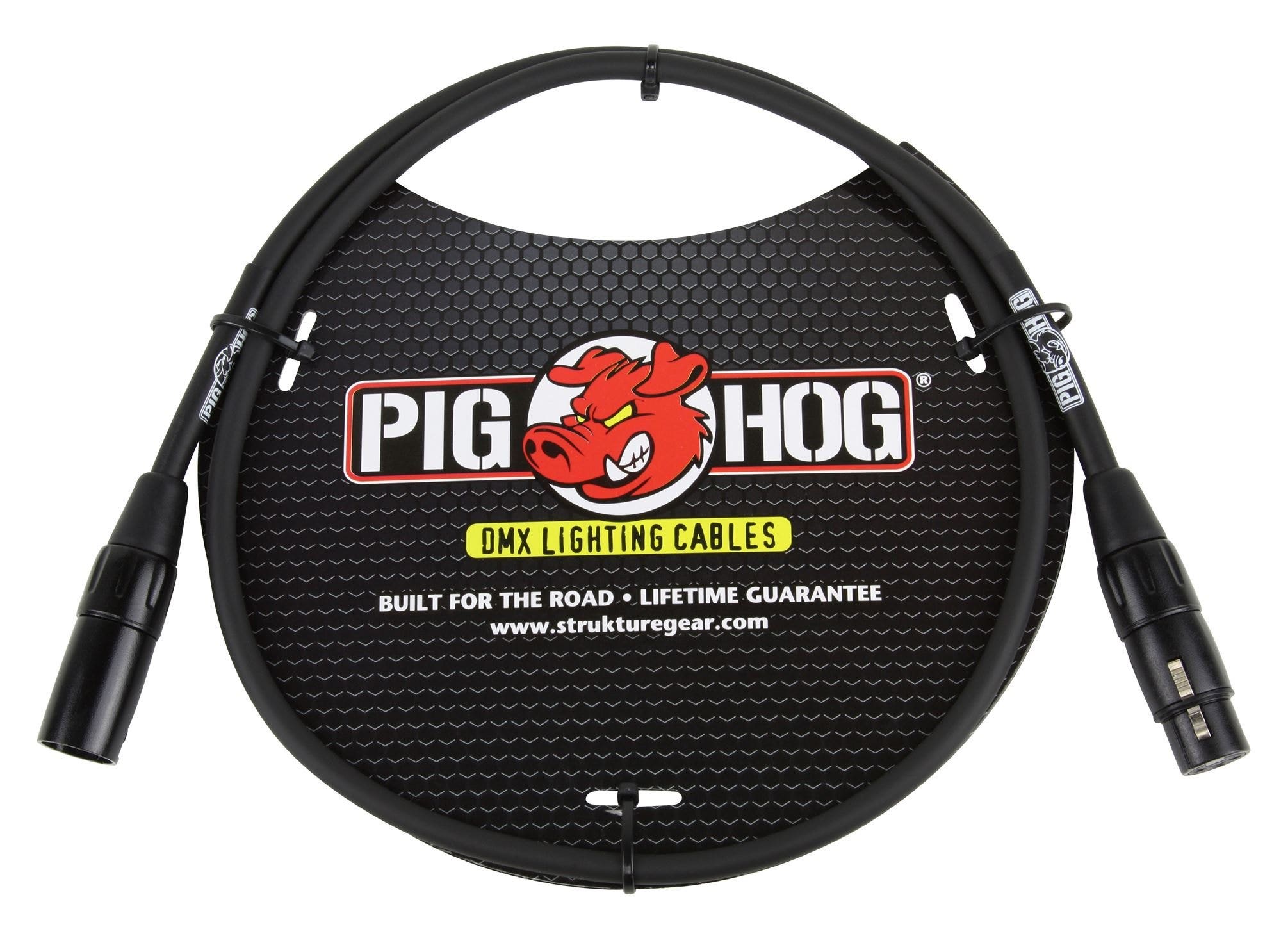 Pig Hog PHDMX3 3 Pin DMX Lighting Cable 3 Foot