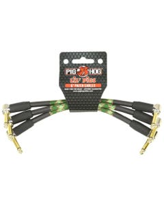 Pig Hog PHLIL6CF Vintage Camouflage Patch Cables 6" 3 Pack