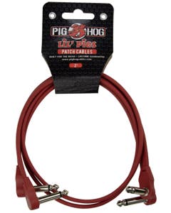 Pig Hog PHLSK2CA Lil Pigs Low Profile Patch Cables 2' 2 Pack