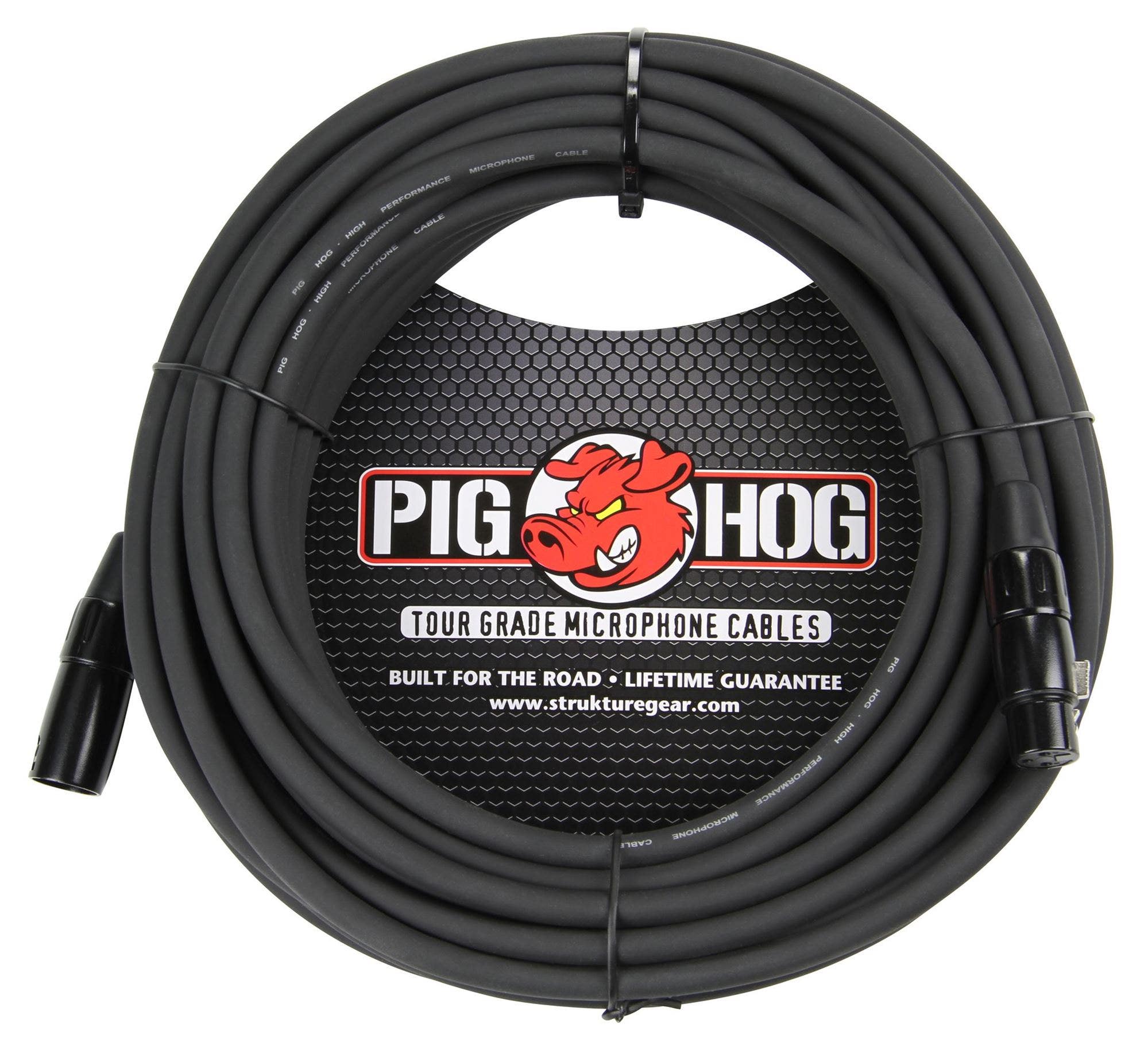 Pig Hog 8mm XLR Microphone Cable 100 Feet