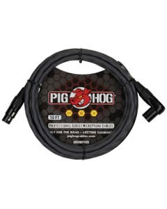 Pig Hog PHMH10GRR Hex Series Right Angle Mic Cable 10'