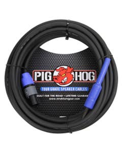 Pig Hog PHSC25S14 14 Gauge Speaker Cable Speakon to 1/4 Inch