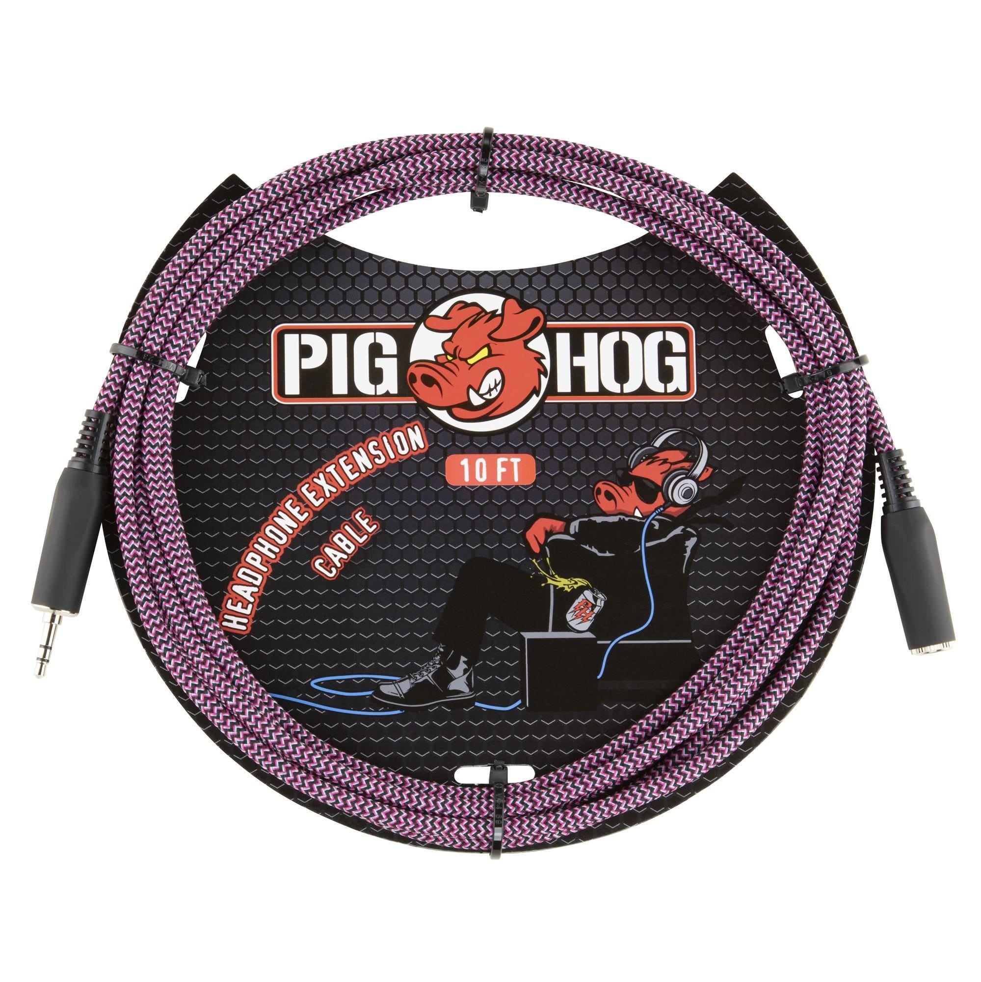 Pig Hog PHX35-10RPP Headphone Extension Cable 10' Riviera Purple