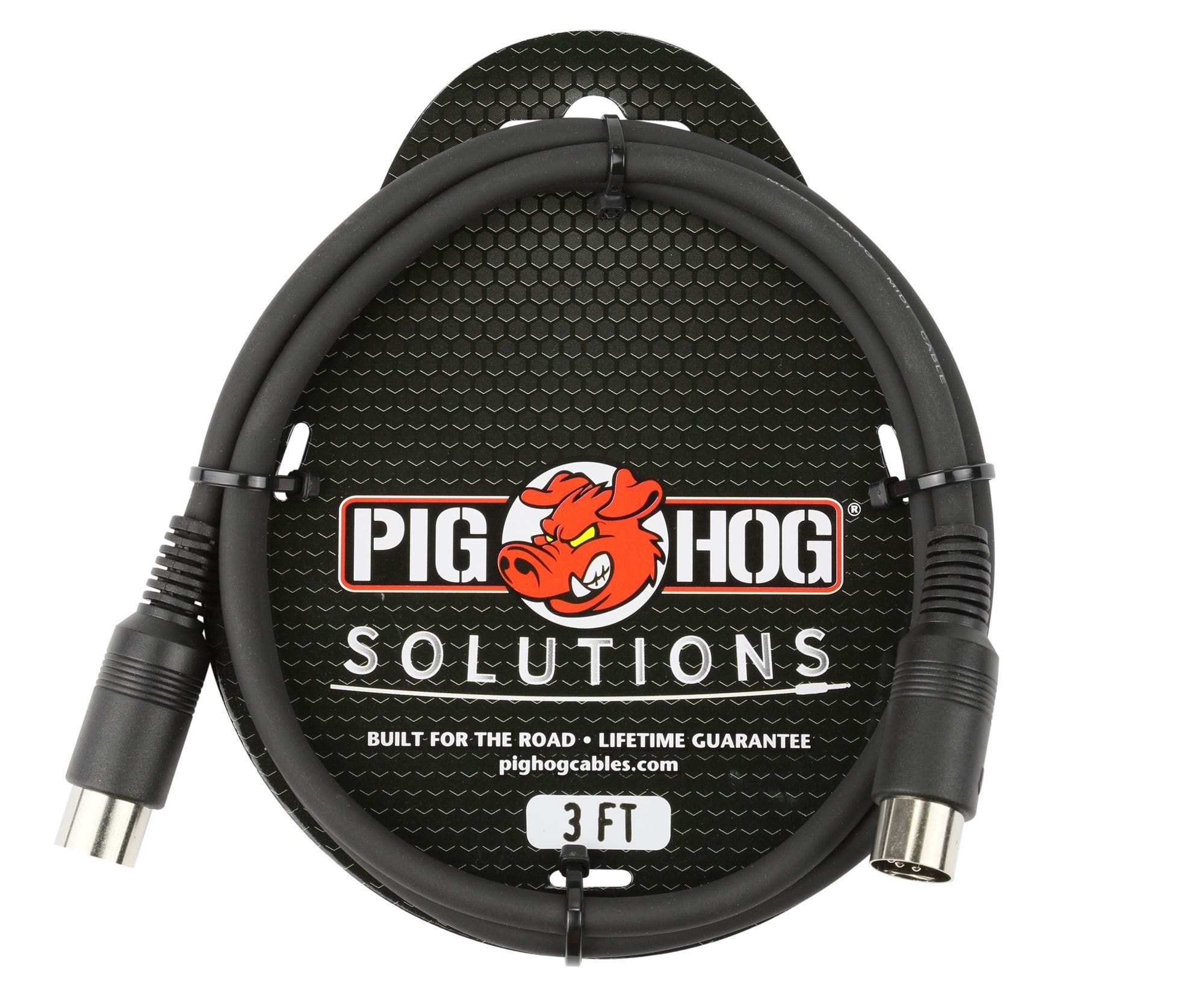 Pig Hog PMID03 MIDI Cable 3 Foot
