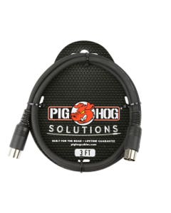 Pig Hog PMID03 MIDI Cable 3 Foot