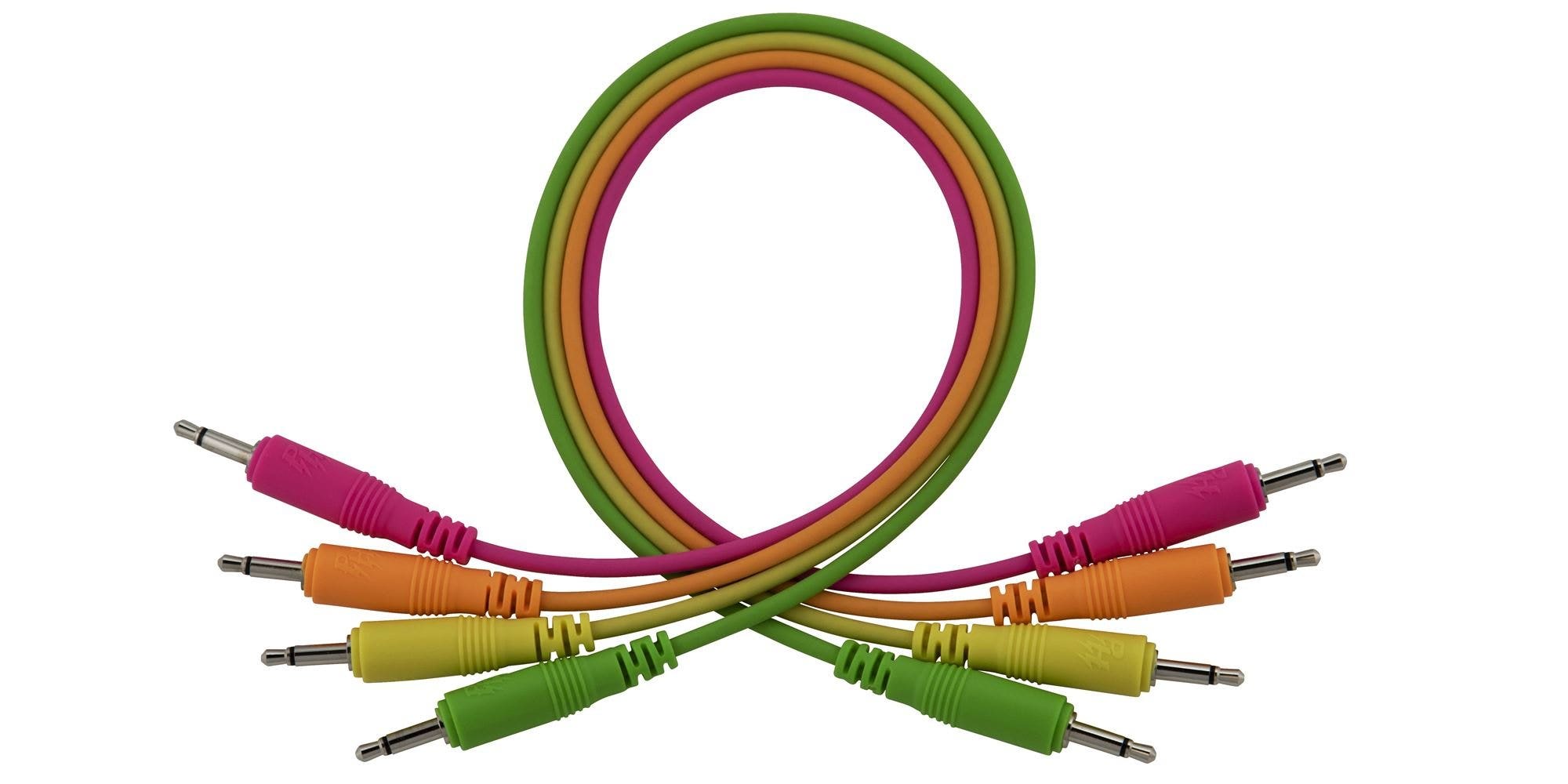 Pig Hog PP4X12 Synth Patch Cable 4 Pack 12"