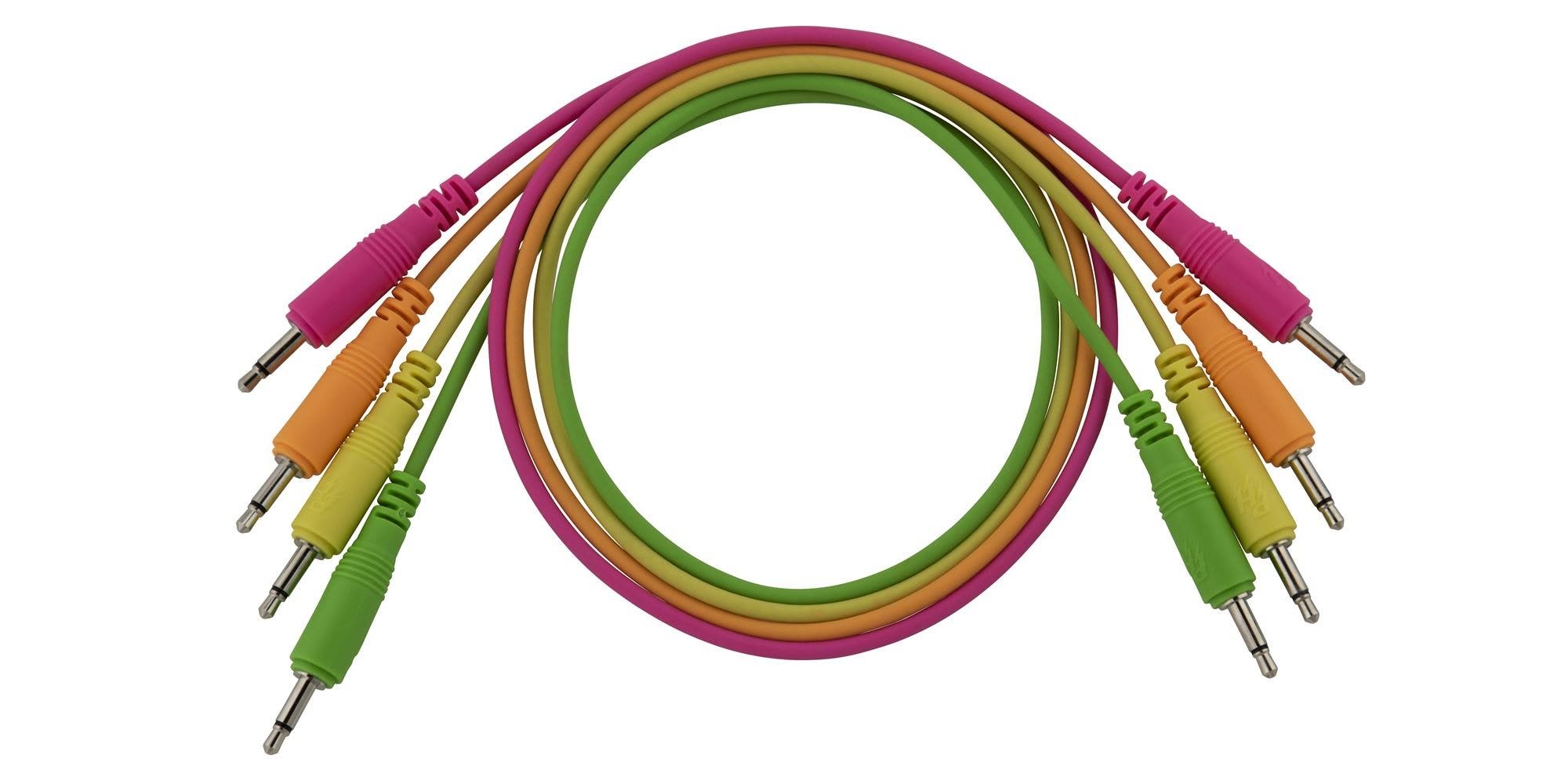Pig Hog PP4X18 Synth Patch Cable 4 Pack 18"