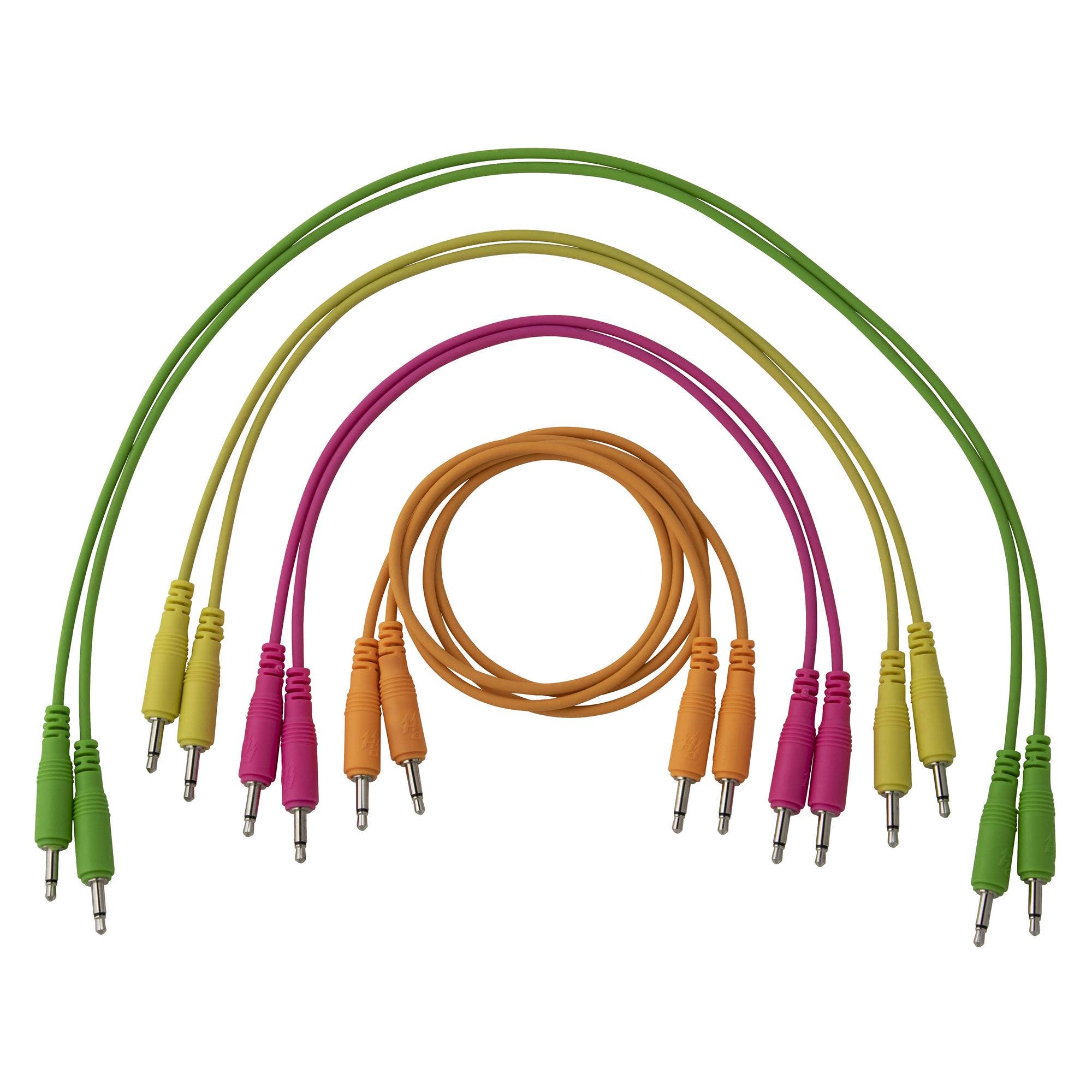 Pig Hog PPPACK8 Synth Patch Cable 8 Pack Mixed