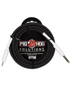 Pig Hog PX48J20 1/4" TRS to 1/8" Cable 20'