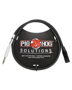 Pig Hog Solutions PX4T3 1/4 inch to XLR Cable 3 foot
