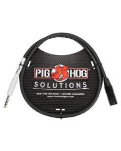 Pig Hog Solutions PX4T6 1/4 inch to XLR Cable 6 foot