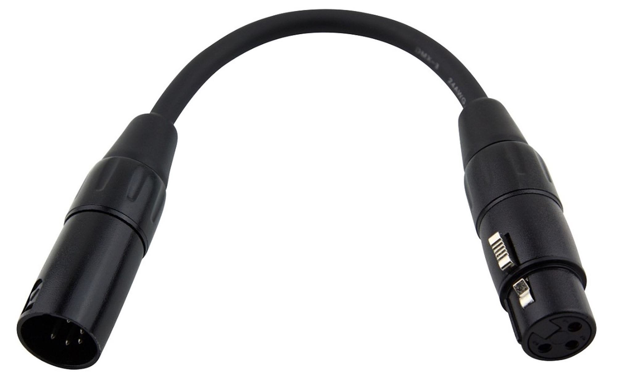Pig Hog Solutions PX-DMX5M 5 Pin DMX to XLR Cable