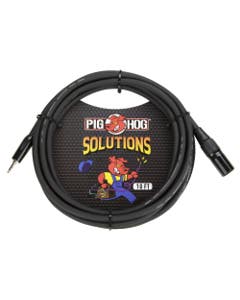 Pig Hog PX-M35XM10 3.5mm TRS to Male XLR Cable 10'