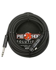 Pig Hog Solutions TRS Male to XLR Female Balanced Cable 20 Foot
